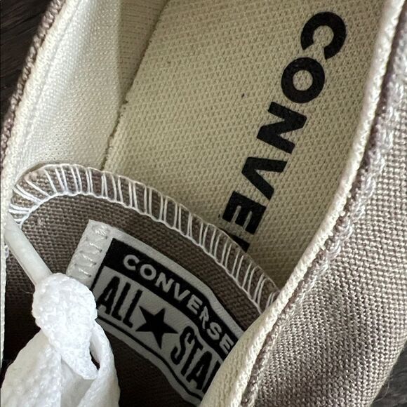 Converse Unisex Size 6M/8W Tan Gray Lace Up Classic Sneaker Shoes - Picture 6 of 6